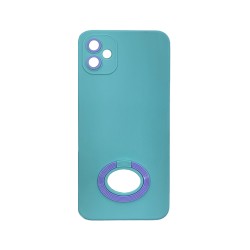 Silicone Case with Support Ring for Samsung Galaxy A04e Green Silicone Case with Support Ring for Samsung Galaxy A04e Green